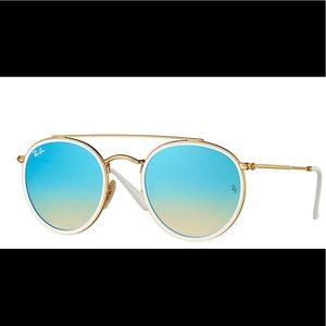 Ray Ban Round Double Bridge Sunglasses